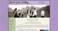 Desktop Screenshot of intimatesedonaweddings.com